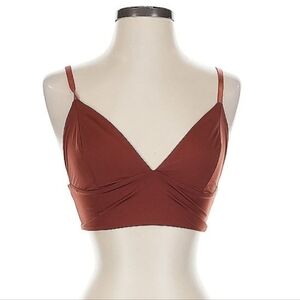 RVCA Small Orange Crop Top